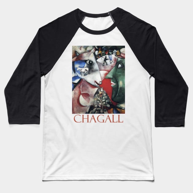 I and the Village (1911) by Marc Chagall Baseball T-Shirt by Naves